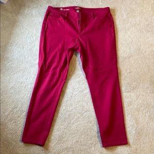Red Loft Jeans- Curvy skinny size 16